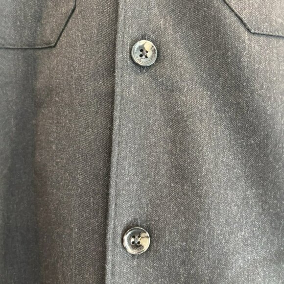 Hart Schaffner Marx Wool Blend Shirt Jacket Overshirt Shacket Gray Men’s Size M - Picture 3 of 8